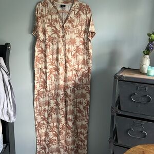 NWOT BumbleBella by Jill Martin on piece palm print loungewear size M